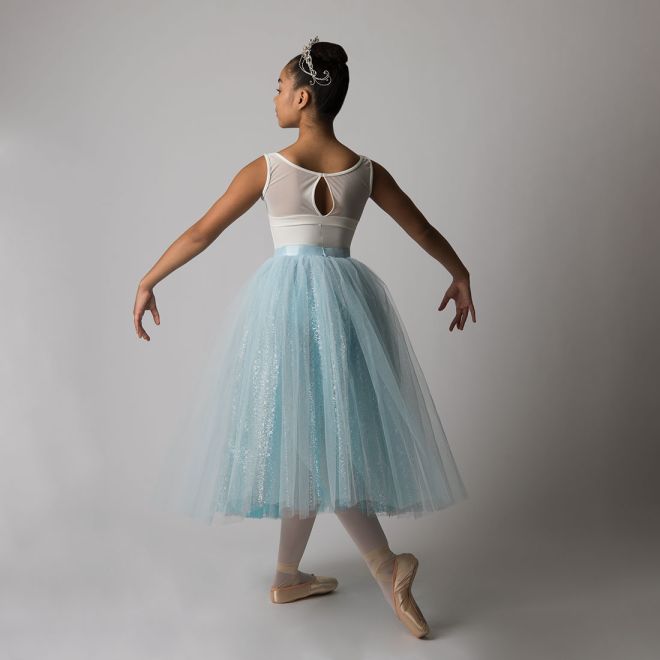 BLUE AND SILVER ROMANTIC TUTU